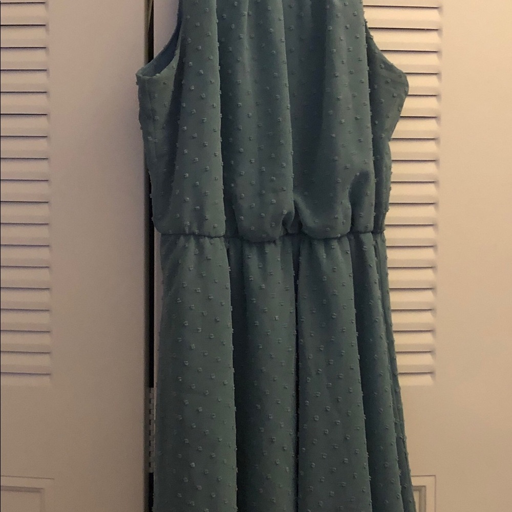 Lovely flowey teal dress from Francesca collection